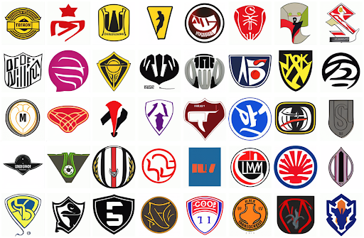 ‘An emblem logo of a sports clothing brand without text’ (our model)
