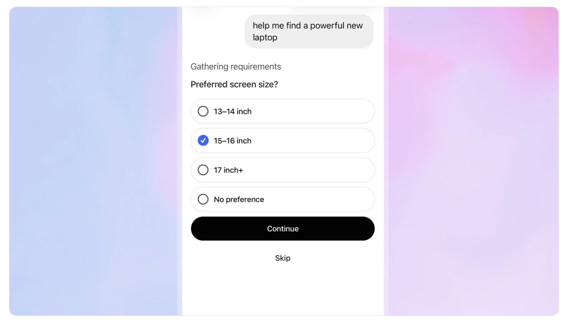 Open AI shopping agents