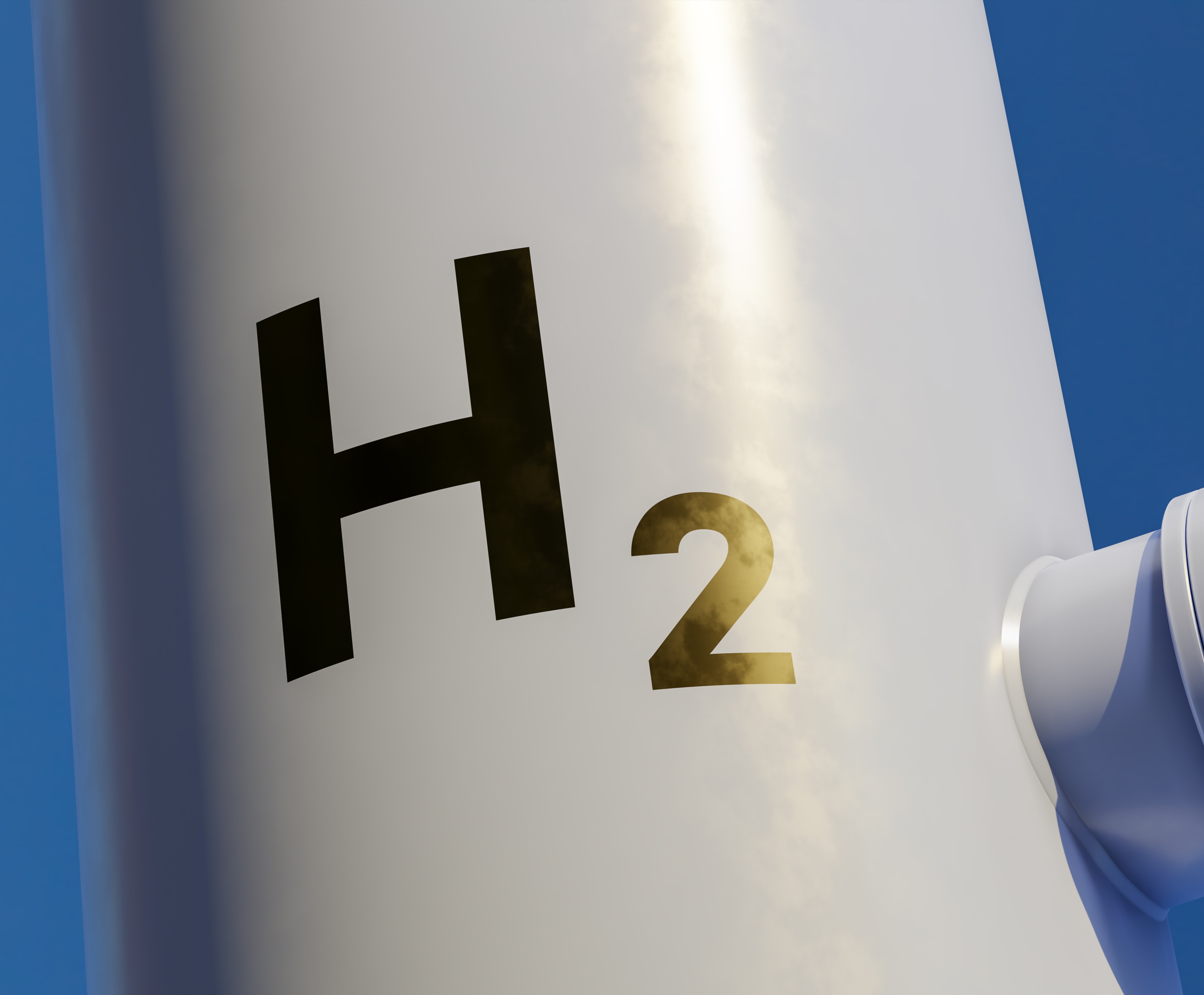 Wasserstoff-Symbol-auf-weißem-Tank-mit-blauem-Hintergrund-21.09.2026-11:50:02 UTC