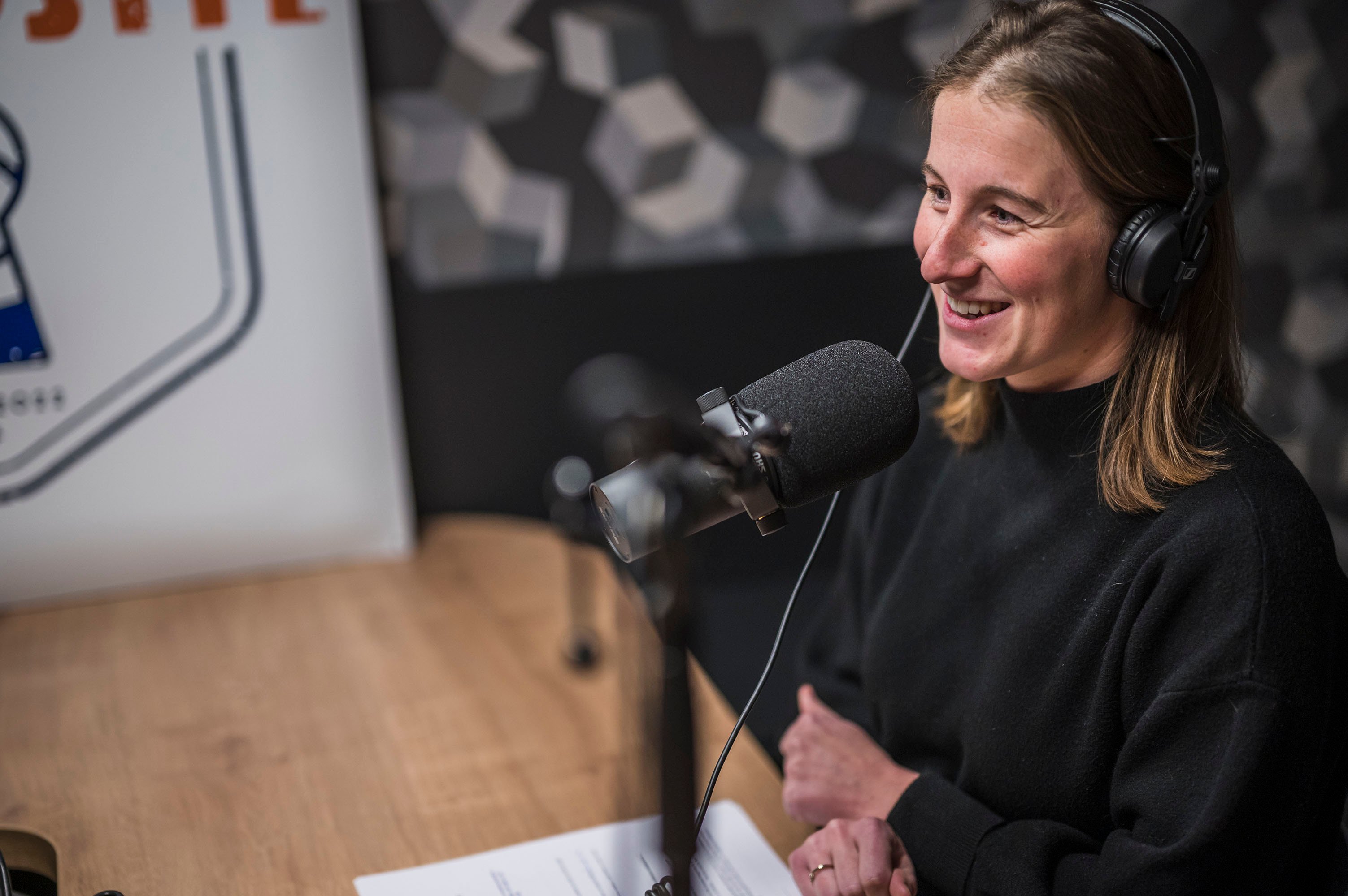 Picture of Kaat Van Doren in podcast Café Curiosité