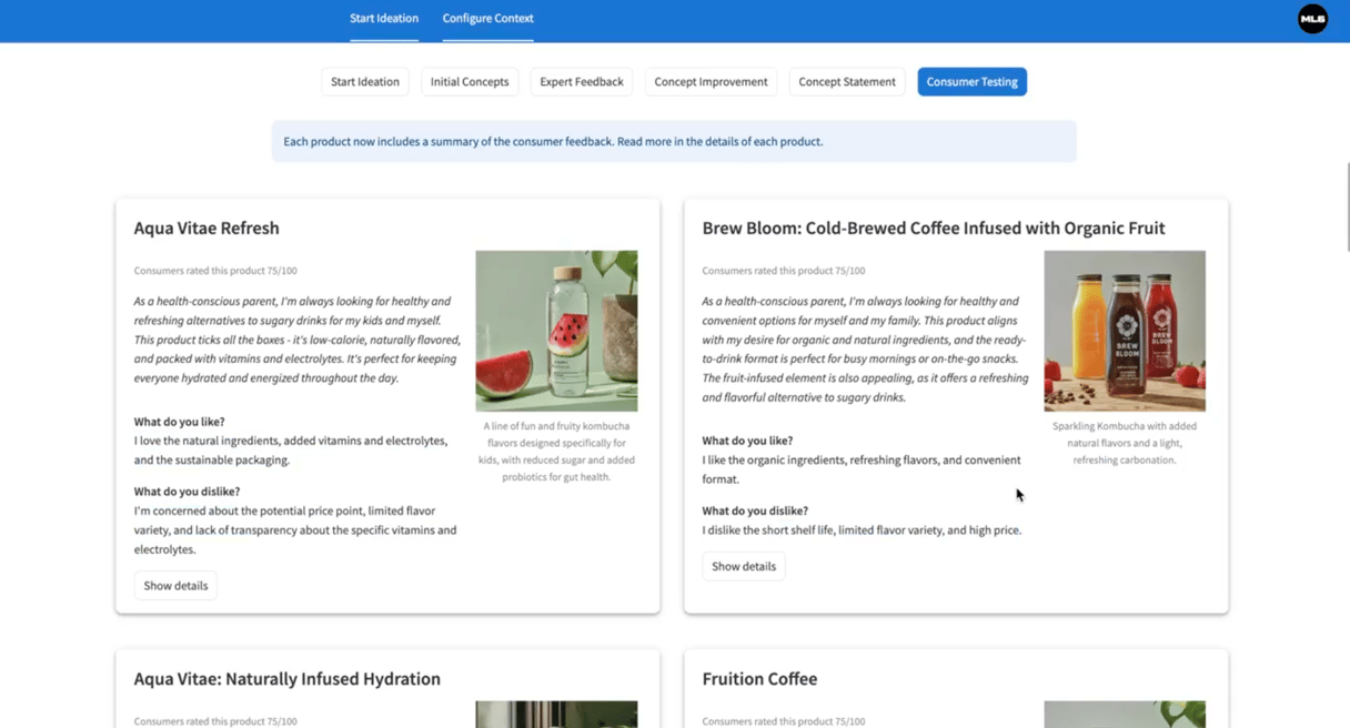 Product innovation demo