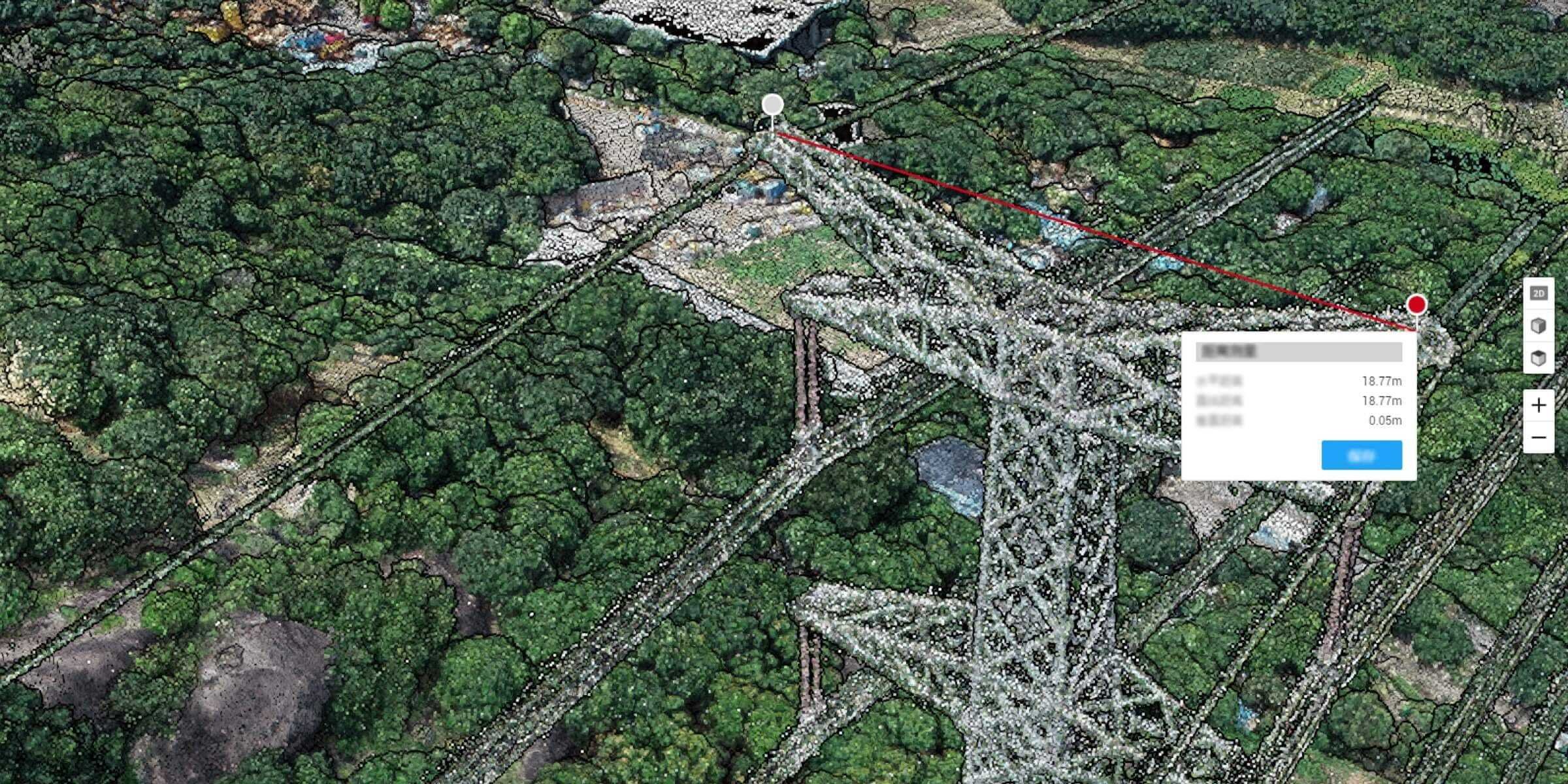 3D inspection of a power grid