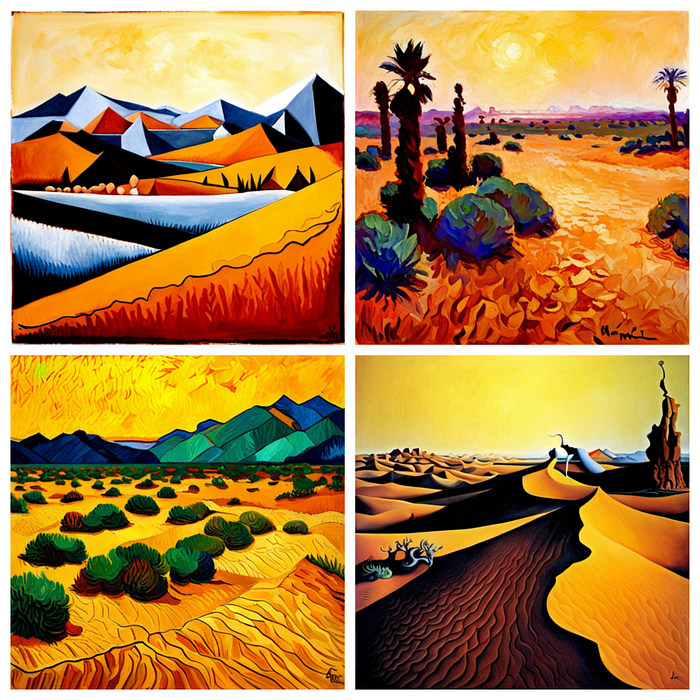 Images generated using Stable Diffusion through Amazon Bedrock