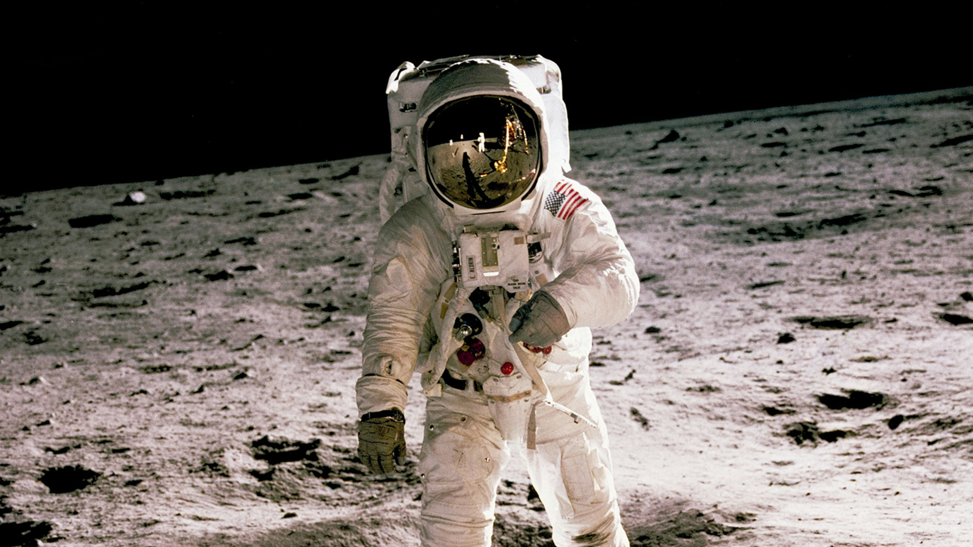 Astronaut in the space